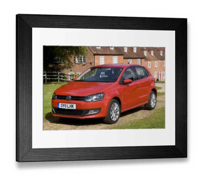 Framed Print : 2011 Volkswagen Polo SEL 1. 2 Tsi Framed Print : 2011 Volkswagen Polo SEL 1. 2 Tsi