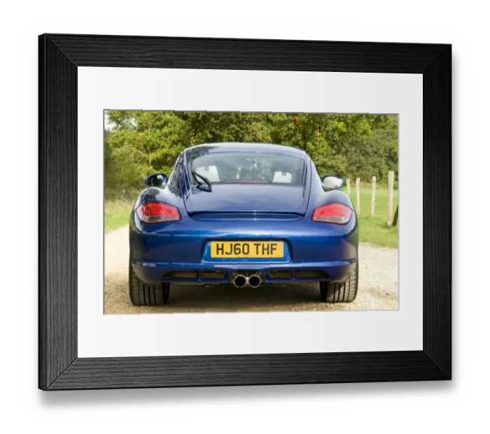 Framed Print : 2010 Porsche Cayman