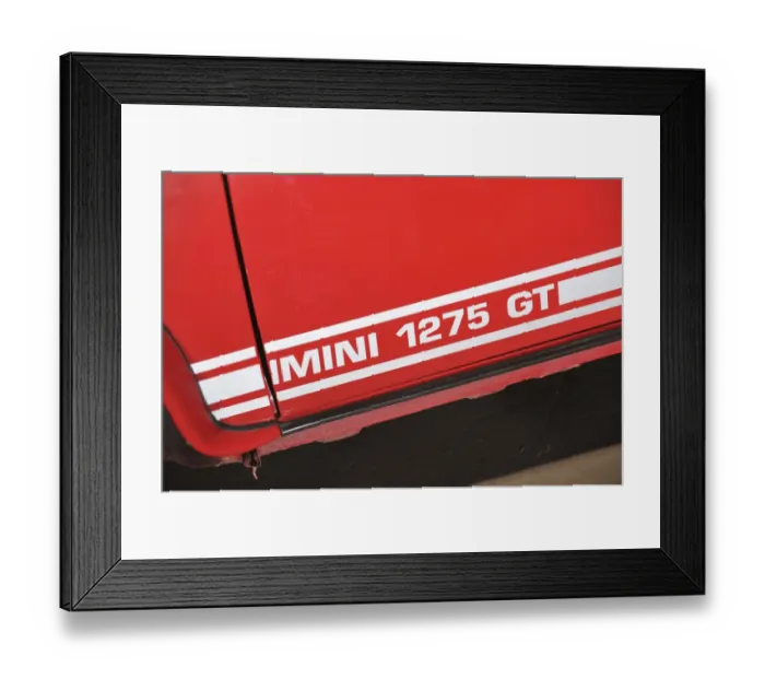 Framed Print : Austin Mini 1275 GT Framed Print : Austin Mini 1275 GT