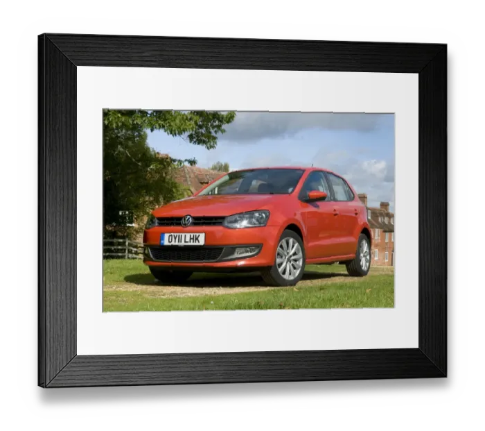 Framed Print : 2011 Volkswagen Polo SEL 1. 2 Tsi Framed Print : 2011 Volkswagen Polo SEL 1. 2 Tsi