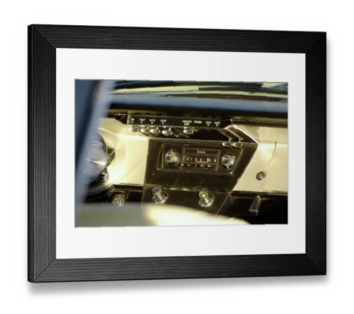 Framed Print : Buick Riviera 1963