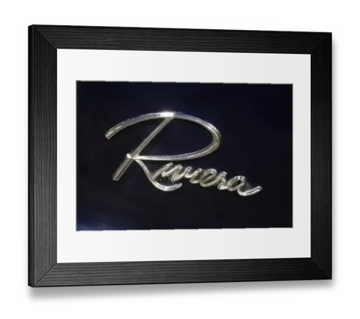 Framed Print : Buick Riviera 1963