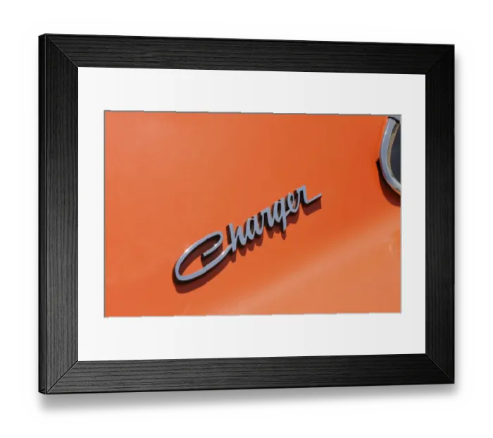 Framed Print : Dodge Charger Daytona