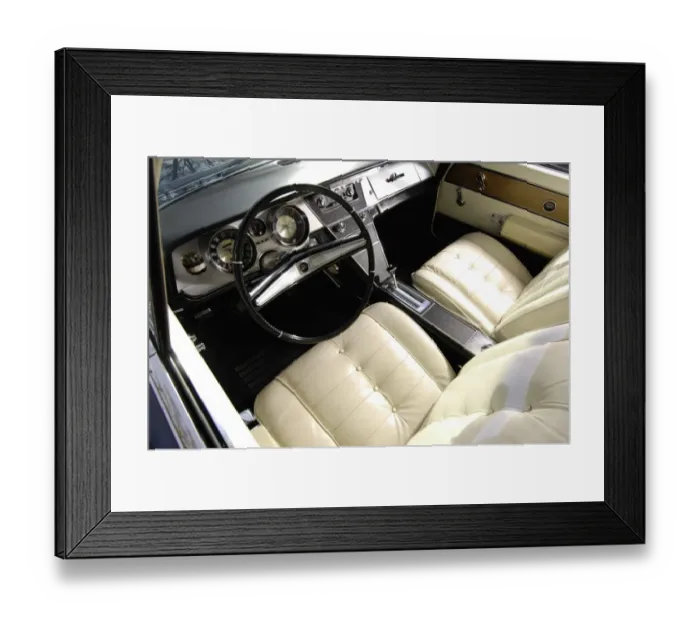 Framed Print : Buick Riviera 1963