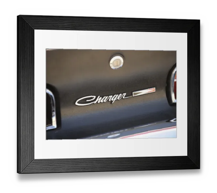 Framed Print : Dodge Charger Daytona
