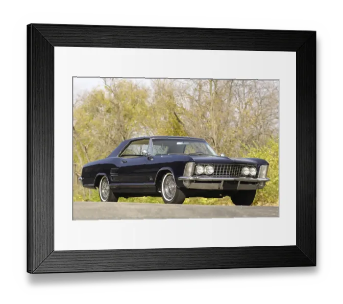 Framed Print : Buick Riviera 1963 Framed Print : Buick Riviera 1963
