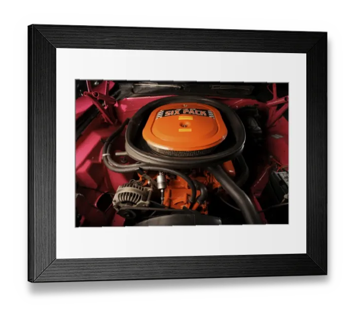 Framed Print : Dodge Challenger