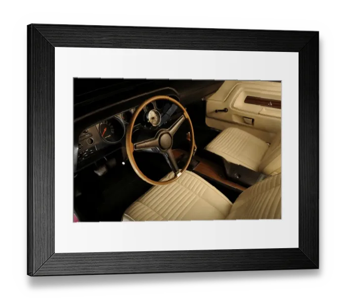 Framed Print : Dodge Challenger