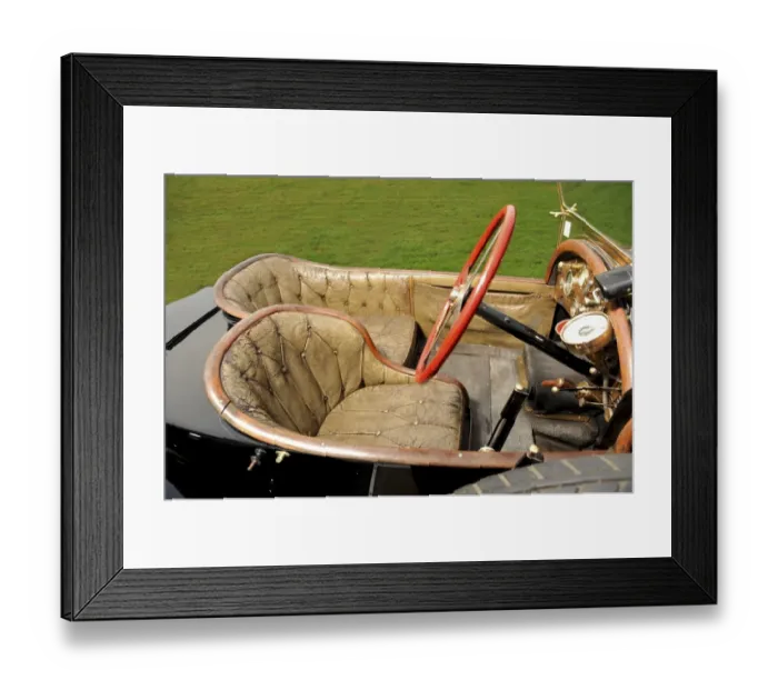 Framed Print : Bugatti T18 Black Bess interior Framed Print : Bugatti T18 Black Bess interior