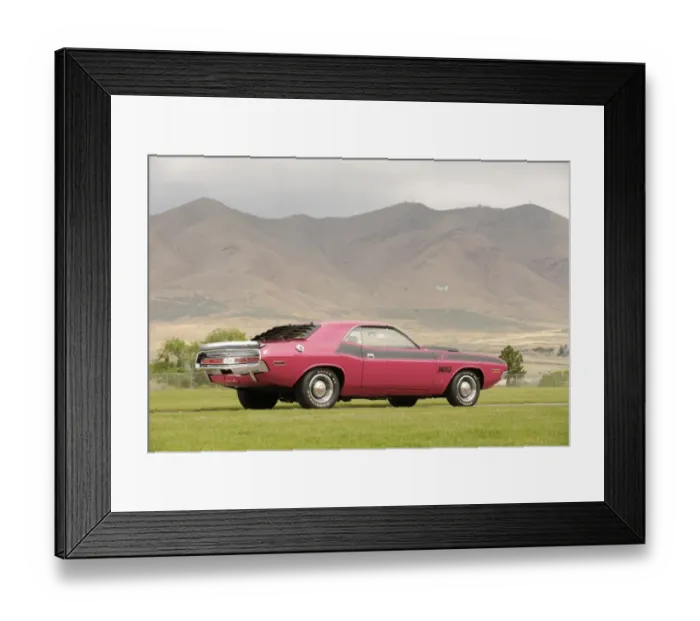 Framed Print : Dodge Challenger