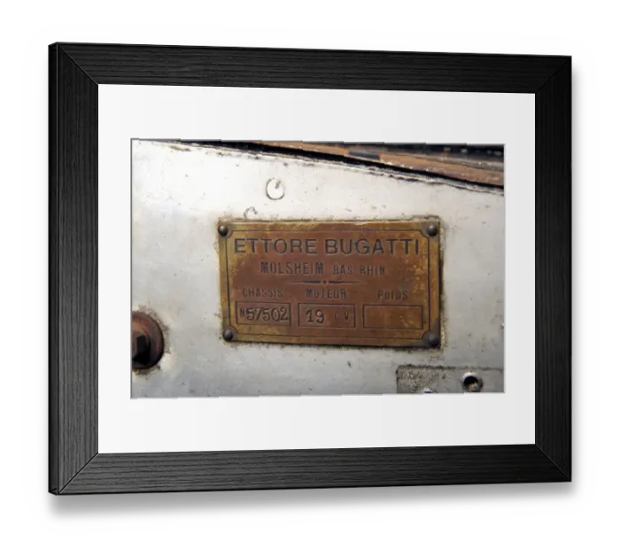Framed Print : Bugatti type 57S