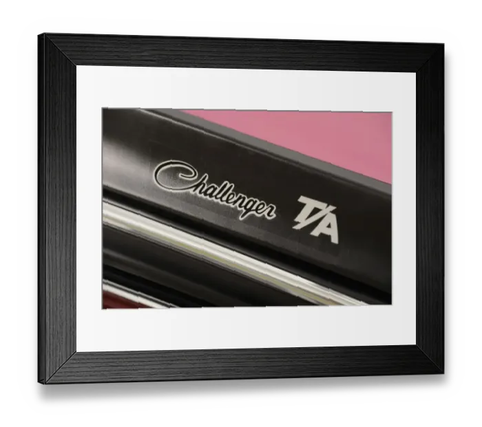 Framed Print : Dodge Challenger Framed Print : Dodge Challenger
