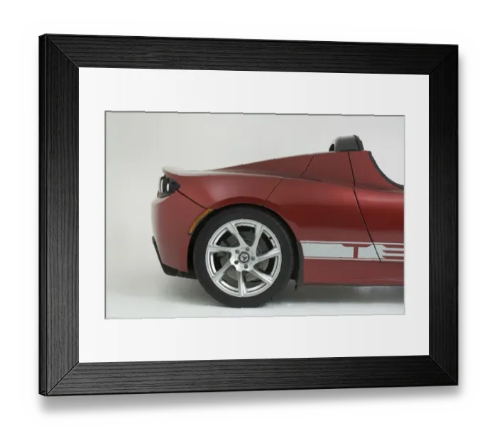 Framed Print : 2010 Tesla Roadster Framed Print : 2010 Tesla Roadster
