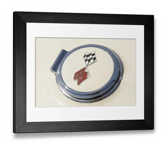 Framed Print : Chevrolet Corvette