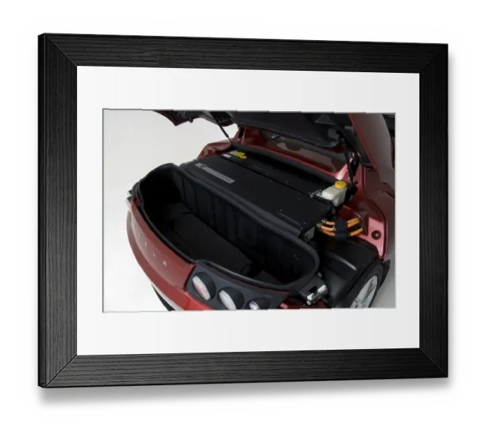 Framed Print : 2010 Tesla Roadster Framed Print : 2010 Tesla Roadster