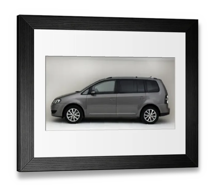 Framed Print : 2009 Volkswagen Touran TDi Framed Print : 2009 Volkswagen Touran TDi
