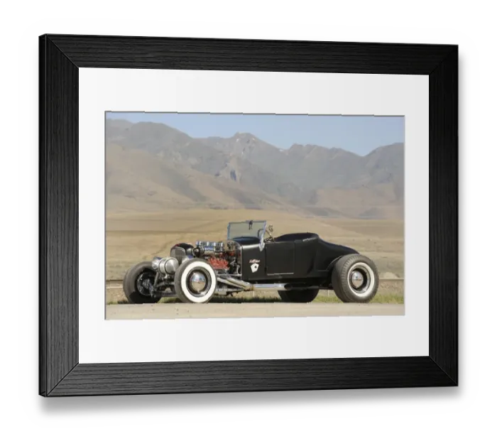 Framed Print : Ford burning desire