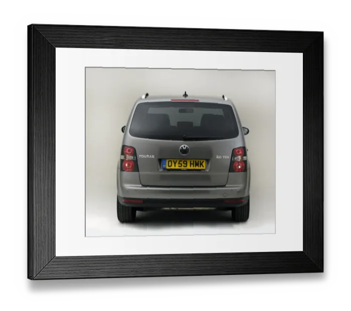 Framed Print : 2009 Volkswagen Touran TDi Framed Print : 2009 Volkswagen Touran TDi