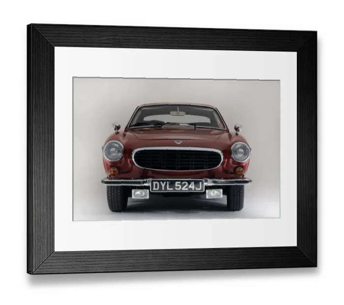Framed Print : 1970 Volvo 1800E
