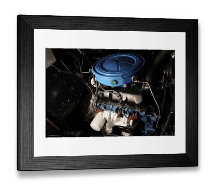 Framed Print : Ford 18 deluxe