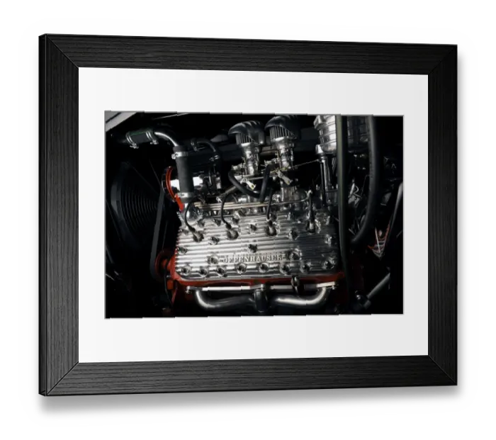 Framed Print : Ford 3 window coupe