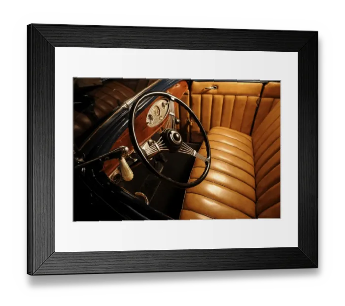 Framed Print : Ford 18 deluxe