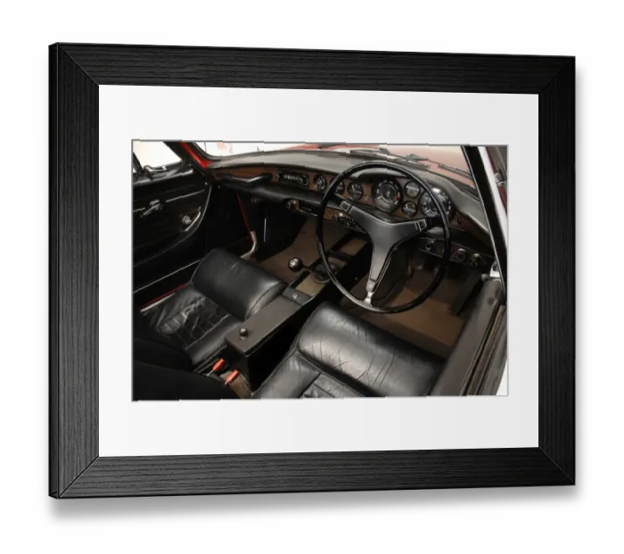 Framed Print : 1970 Volvo 1800E