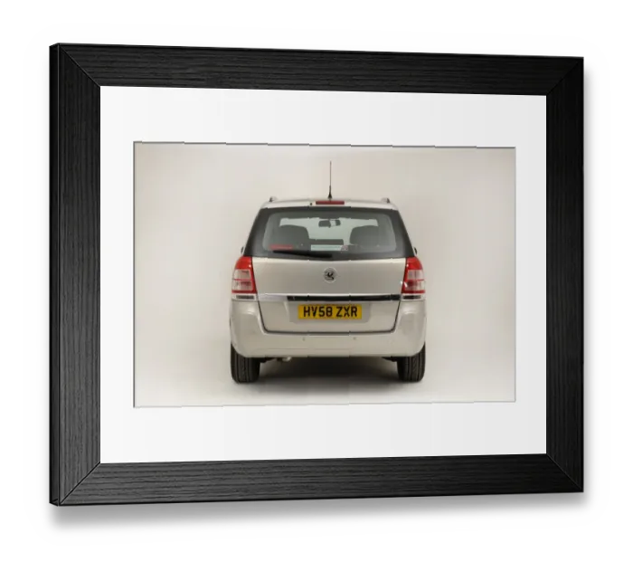 Framed Print : 2008 Vauxhall Zafira Framed Print : 2008 Vauxhall Zafira