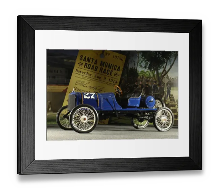 Framed Print : Chevrolet race