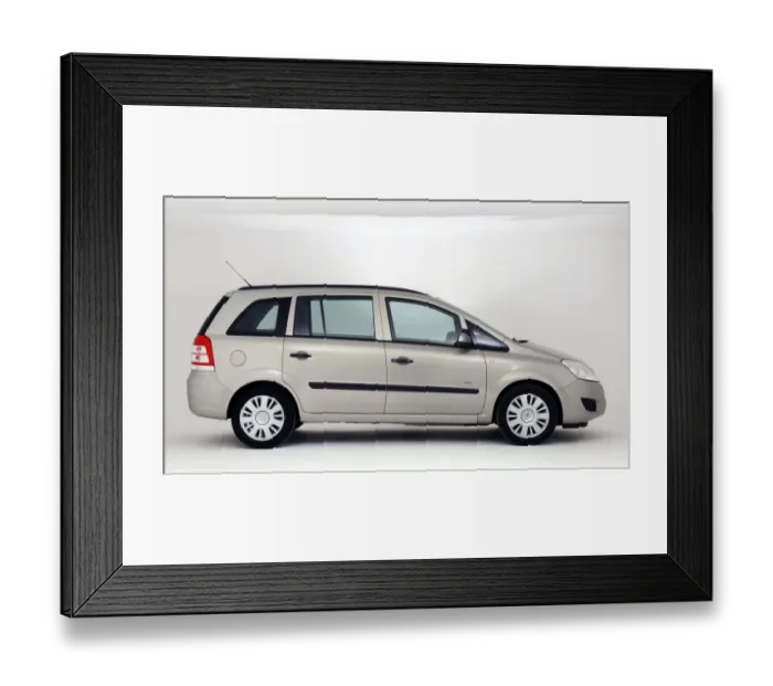 Framed Print : 2008 Vauxhall Zafira Framed Print : 2008 Vauxhall Zafira