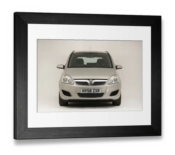 Framed Print : 2008 Vauxhall Zafira Framed Print : 2008 Vauxhall Zafira