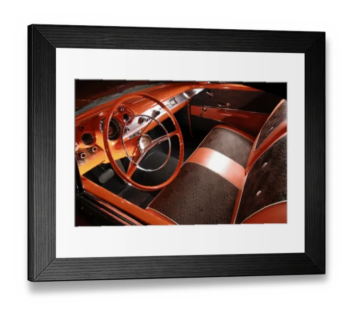 Framed Print : Chevrolet Nomad