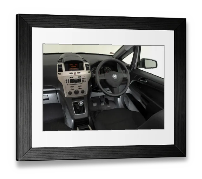 Framed Print : 2008 Vauxhall Zafira Framed Print : 2008 Vauxhall Zafira