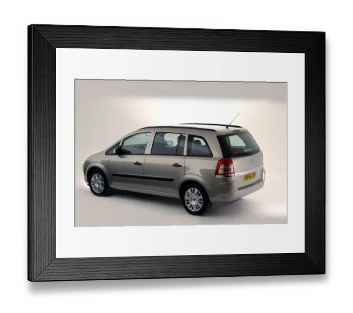 Framed Print : 2008 Vauxhall Zafira Framed Print : 2008 Vauxhall Zafira