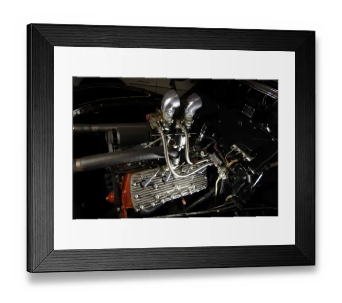 Framed Print : Ford Deluxe customised