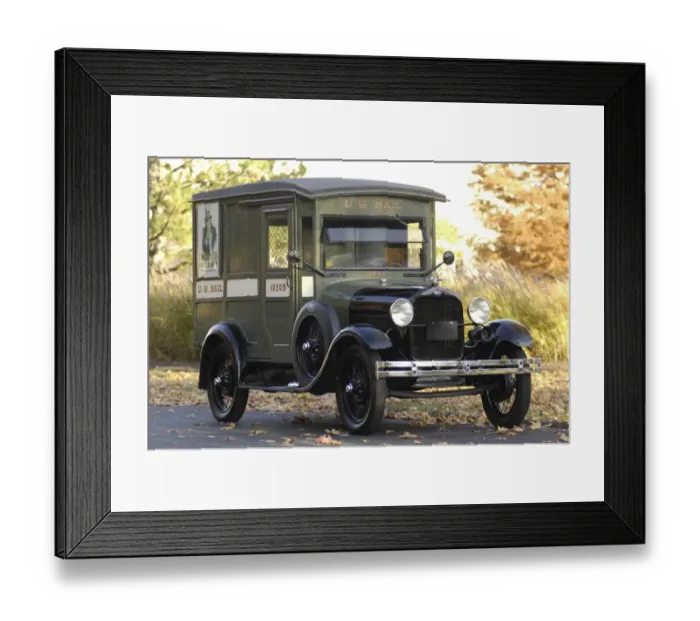 Framed Print : Ford Delivery van