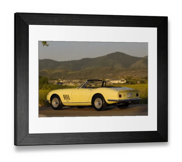 Framed Print : Ferrari Nart Spyder
