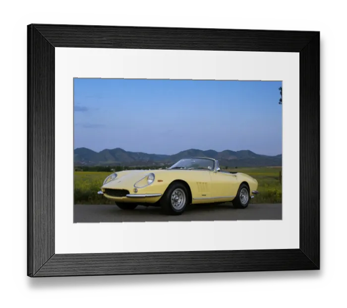 Framed Print : Ferrari Nart Spyder