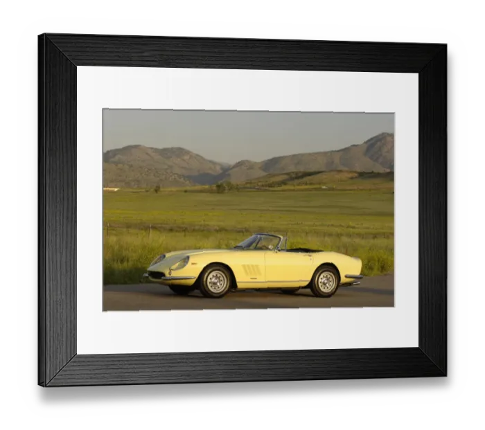 Framed Print : Ferrari Nart Spyder