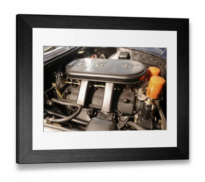 Framed Print : Ferrari 365 gt
