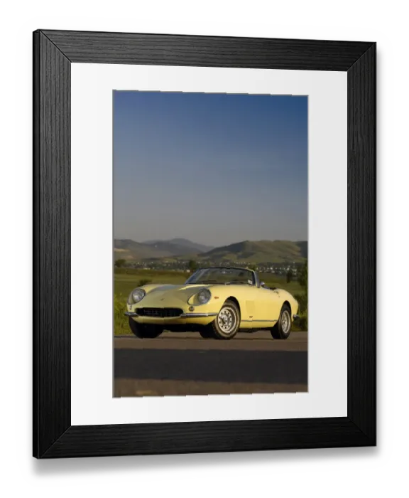 Framed Print : Ferrari Nart Spyder