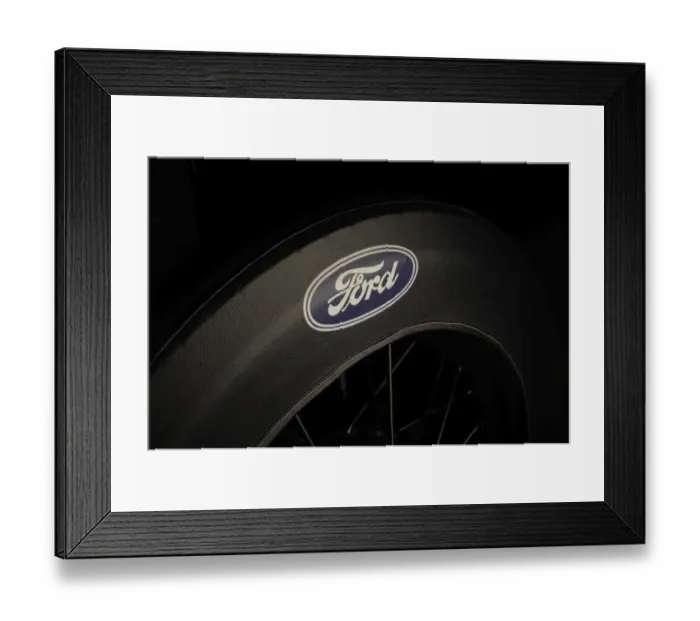 Framed Print : Ford Delivery van