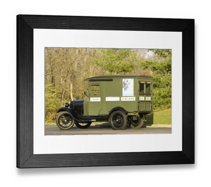 Framed Print : Ford Delivery van