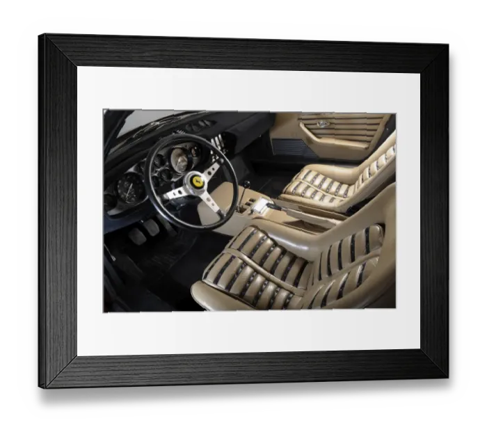 Framed Print : Ferrari 365 GTB Framed Print : Ferrari 365 GTB