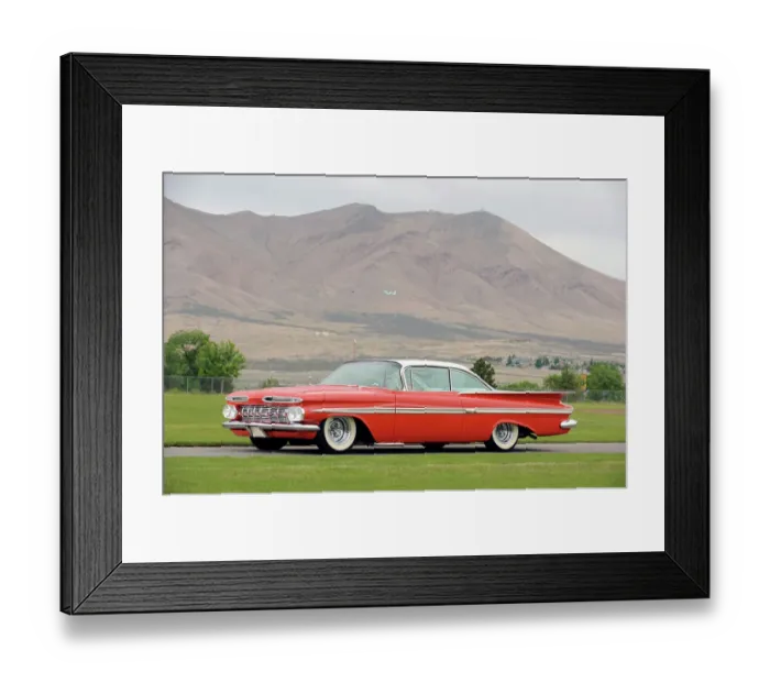 Framed Print : Chevrolet Impala