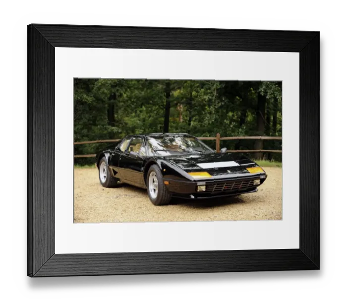 Framed Print : Ferrari 512i Berlinetta