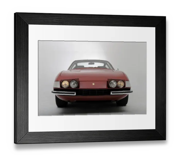 Framed Print : Ferrari 365 GTB 1972
