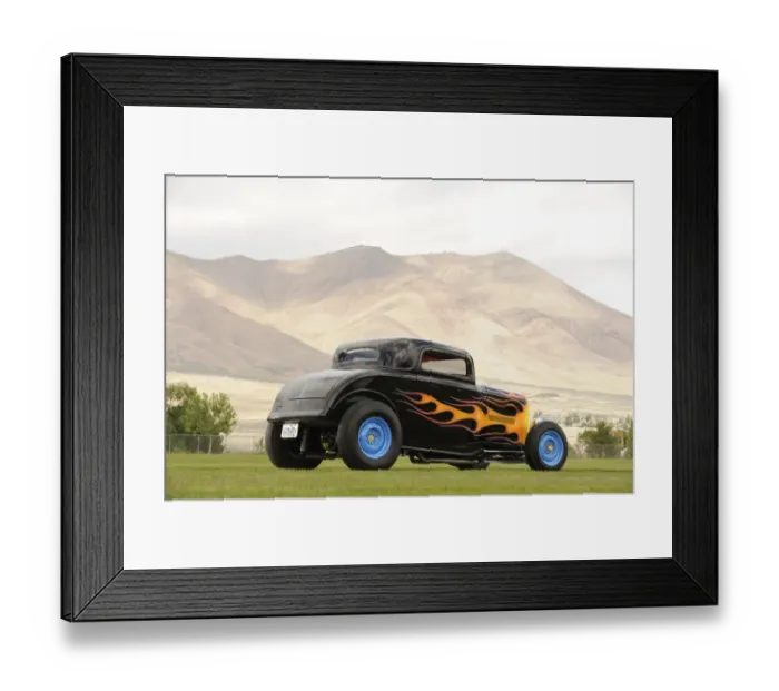 Framed Print : Ford coupe custom Framed Print : Ford coupe custom