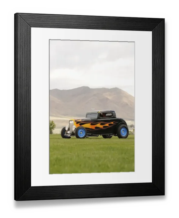 Framed Print : Ford coupe custom Framed Print : Ford coupe custom