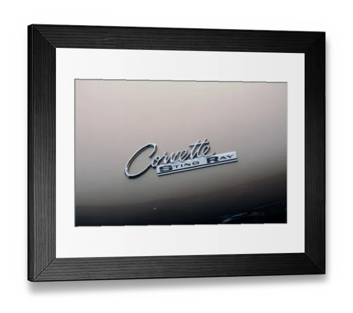 Framed Print : Chevrolet Corvette Framed Print : Chevrolet Corvette